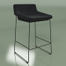 3 डी मॉडल सेमी-बार कुर्सी आरामदेह (काला) - पूर्वावलोकन
