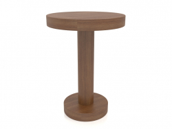 Table basse JT 023 (D=400x550, bois brun clair)