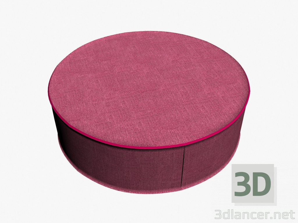 modello 3D Subo pouf (diametro 60 x 18) - anteprima