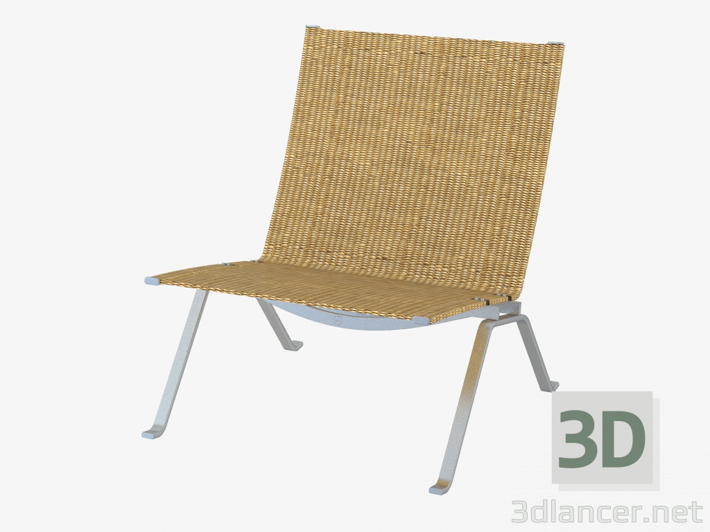 3D Modell Sessel PK22 (Geflecht) - Vorschau