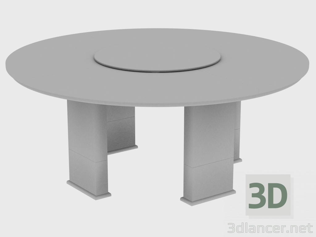 3D modeli Yemek masası EDWARD TABLO YUVARLAK (d180xH74) - önizleme