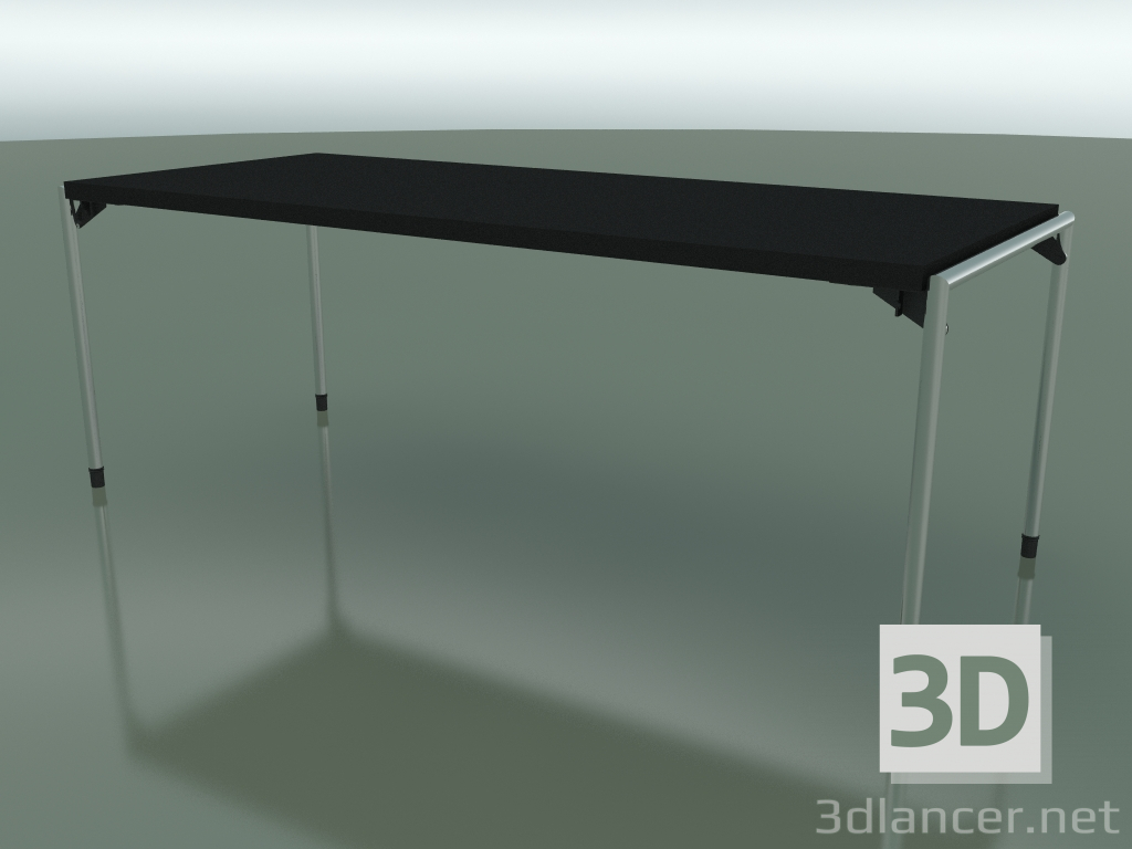 modello 3D Tavolo pieghevole (615, 80x200xH71cm) - anteprima