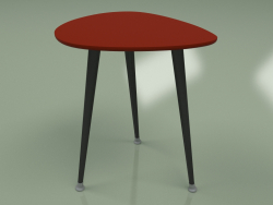 Приставной столик Капля (бордовый)