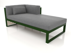 Modular sofa, section 2 right (Bottle green)