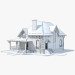 modello 3D di Mattone Casa 1 comprare - rendering