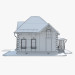 Haus Ziegel - 1 3D-Modell kaufen - Rendern