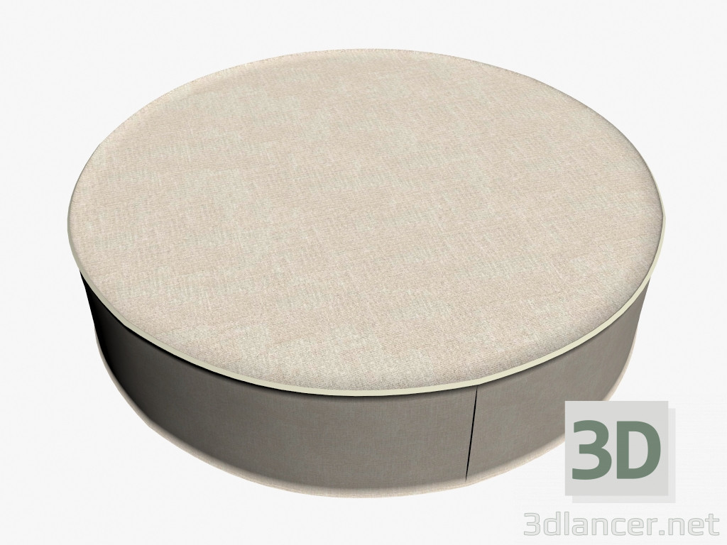 3D Modell Pouf Subo (Durchmesser 80 x 22) - Vorschau