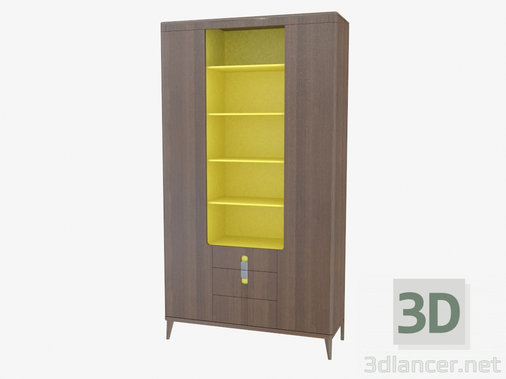 3d model Bookcase art. 08270105 (1260х448хh2298 mm) - preview