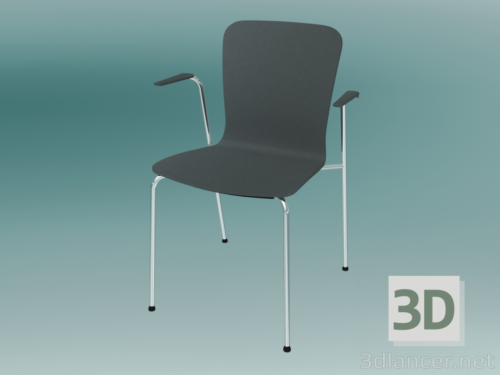 modèle 3D Chaise visiteur (K13H 2P) - preview