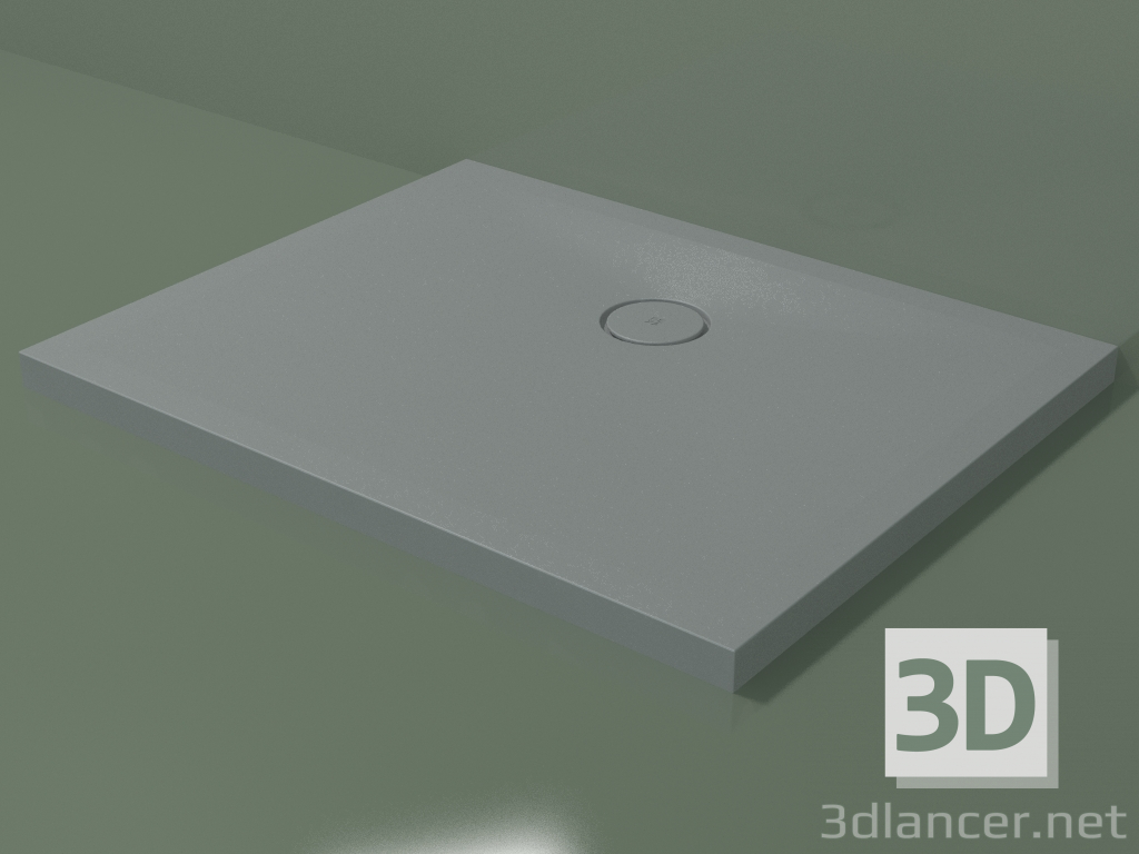 Modelo 3d Base de duche (30UB0128, cinza prateado C35, 100 x 80 cm) - preview