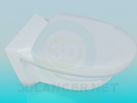 modèle 3D Cuvette de toilette - preview