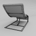 3d Кресло лаунжер модель купить - ракурс