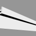 3 डी मॉडल छुपा रोशनी की पर्दे रॉड सी 382 - एल 3 (200 x 14 x 5 सेमी) - पूर्वावलोकन