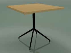 Square table 5755 (H 74.5 - 80x80 cm, Natural oak, V39)