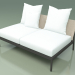3d model Central sofa module 006 (Metal Smoke, Batyline Sand) - preview