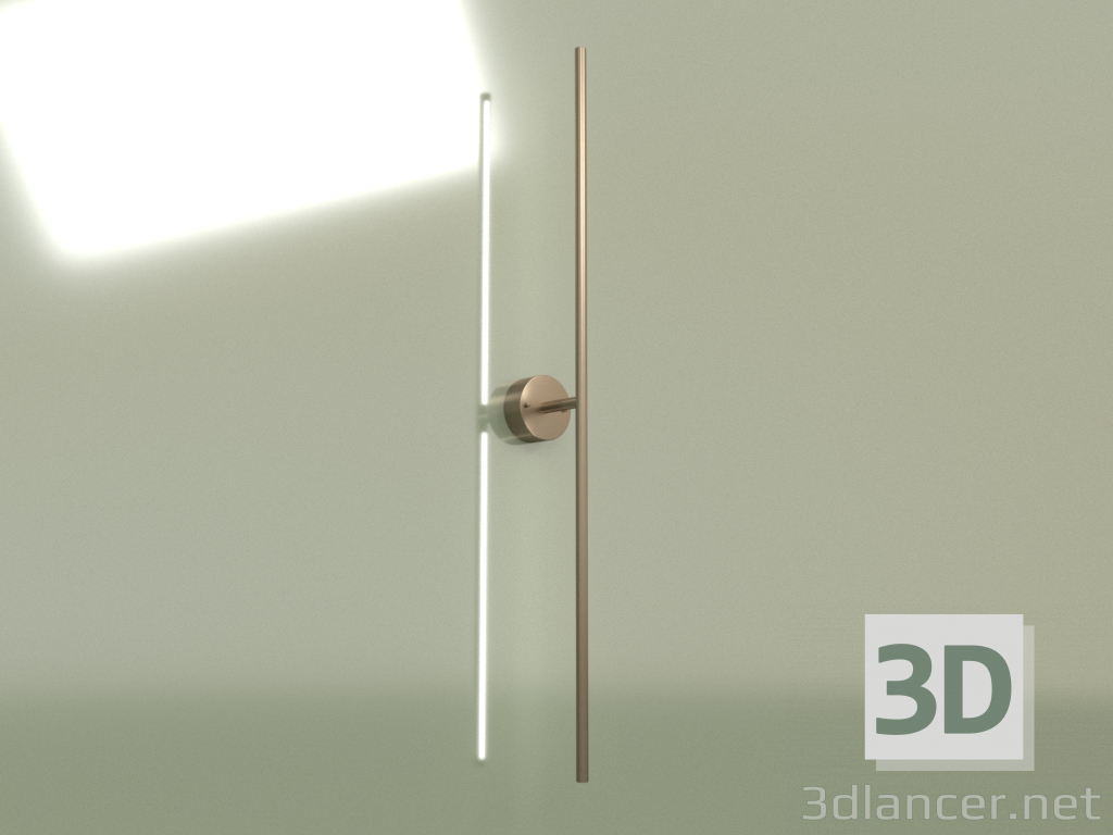 3D modeli Duvar lambası LINE 1000 26308-1 (Kahverengi) - önizleme