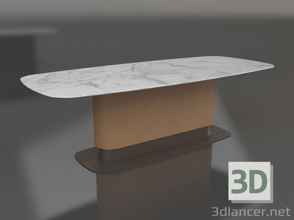 3d model Rectangular dining table (ST717) - preview