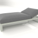 3d model Bed for rest 100 (Cement gray) - preview