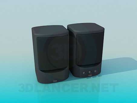 3D Modell Lautsprecher - Vorschau