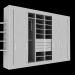 3d модель Гардеробна шафа анімована 600х4000х2700мм – превью