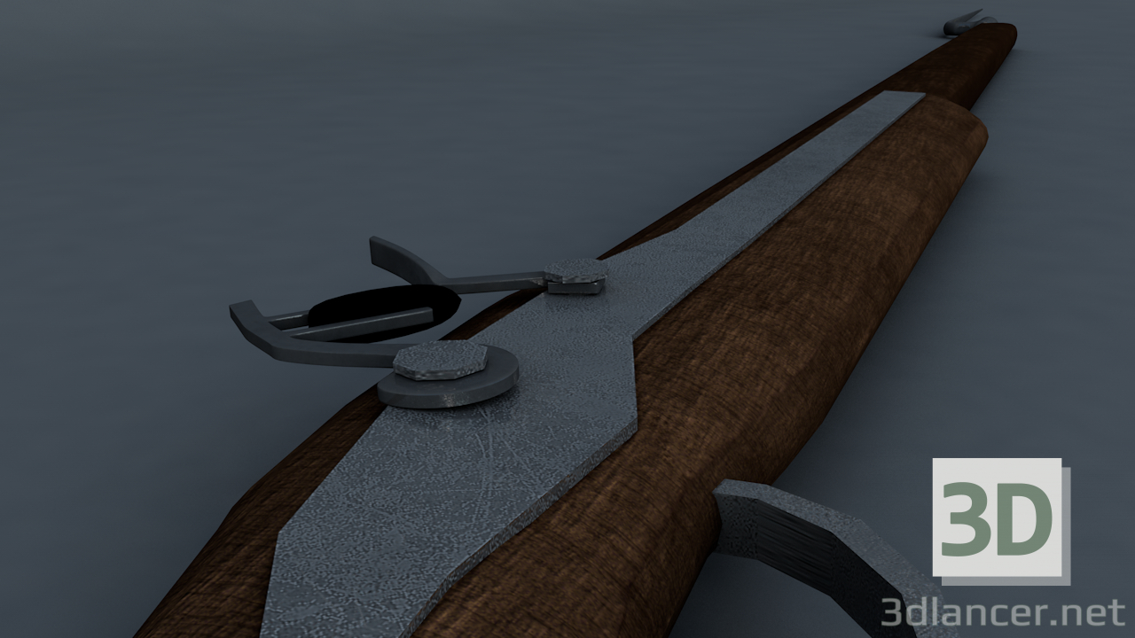 3d musket model buy - render