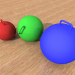 3D Fitball. spor topu modeli satın - render