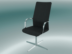 Кресло с Х-образным основанием, с высокой спинкой