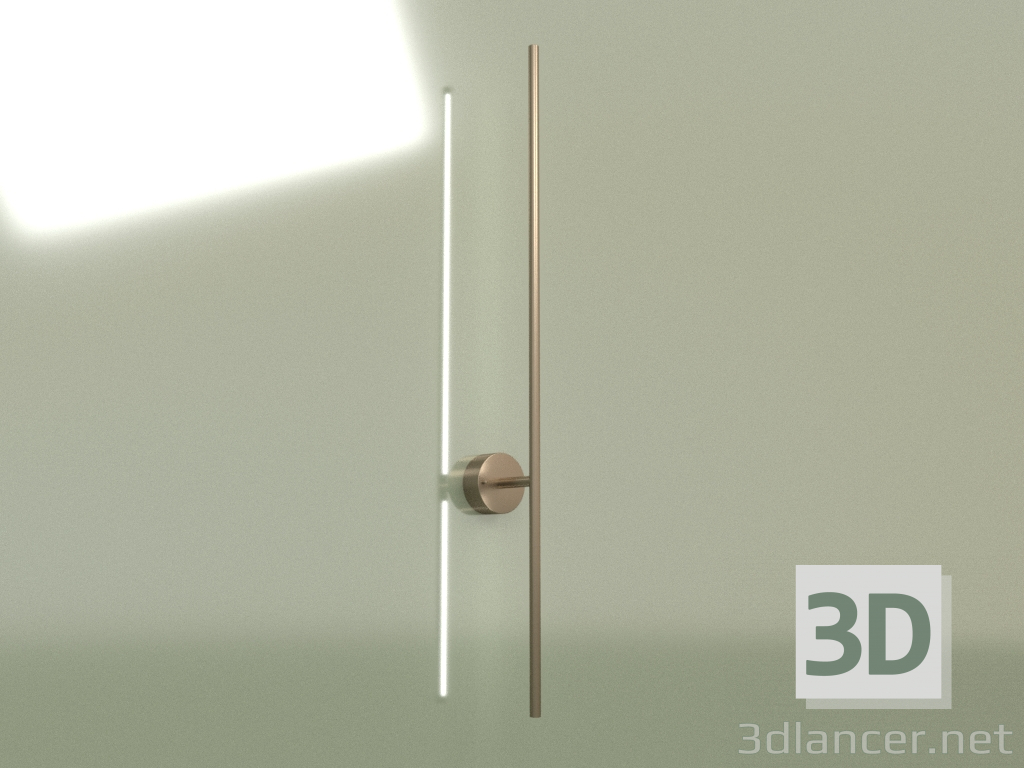 modello 3D Lampada da parete LINE 1000 26308-2 (Marrone) - anteprima