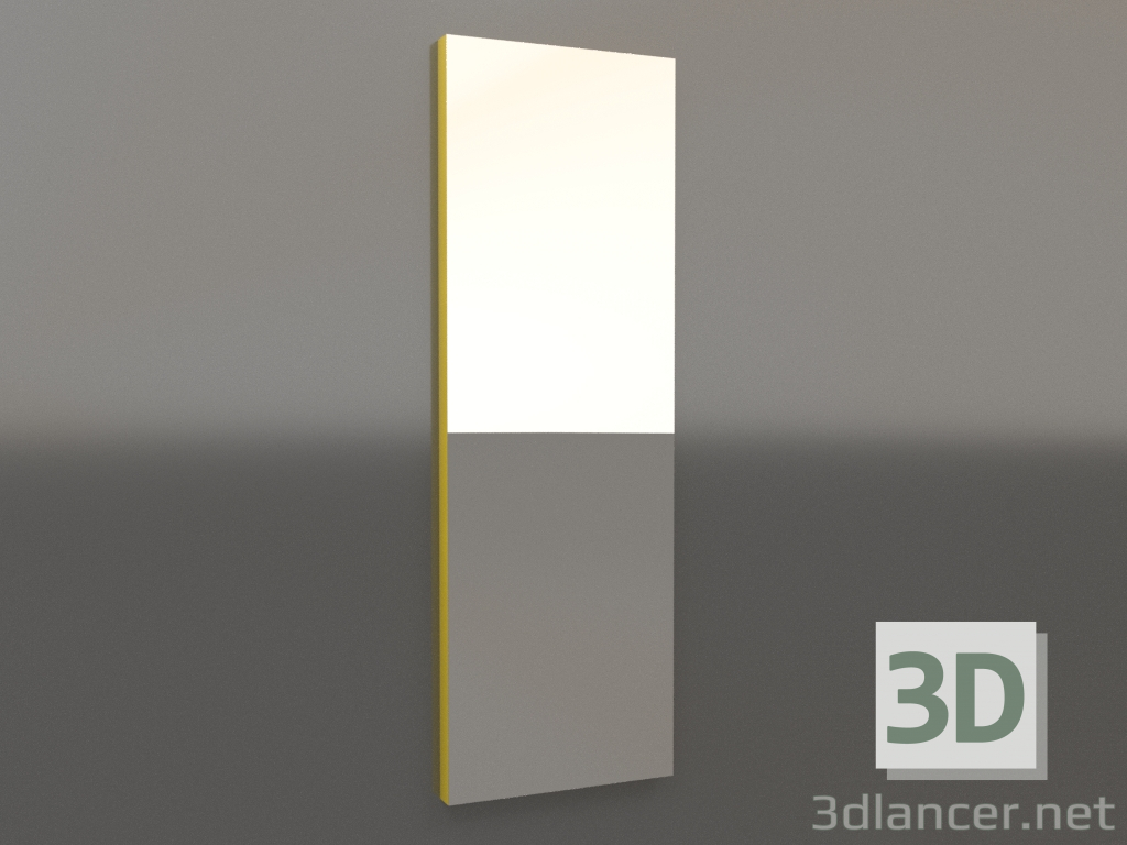 3d model Espejo ZL 11 (500x1500, amarillo luminoso) - vista previa