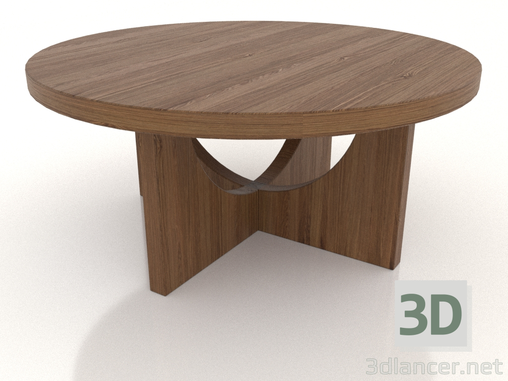 3d model Mesa de centro 900 mm (nogal claro) - vista previa