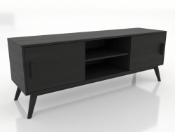Mueble de TV 1 1500 mm (negro RAL 9005)