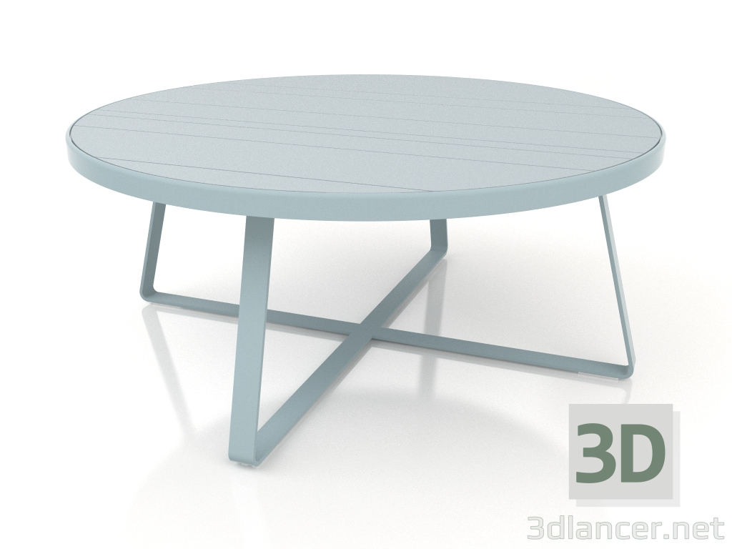 modello 3D Tavolo da pranzo rotondo Ø175 (Grigio blu) - anteprima