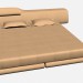 3d модель Кровать двуспальная PARK – превью