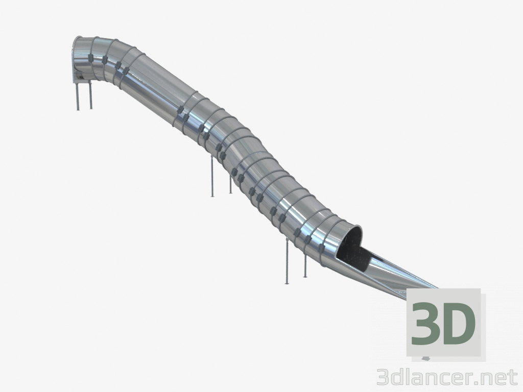 modello 3D collina - anteprima