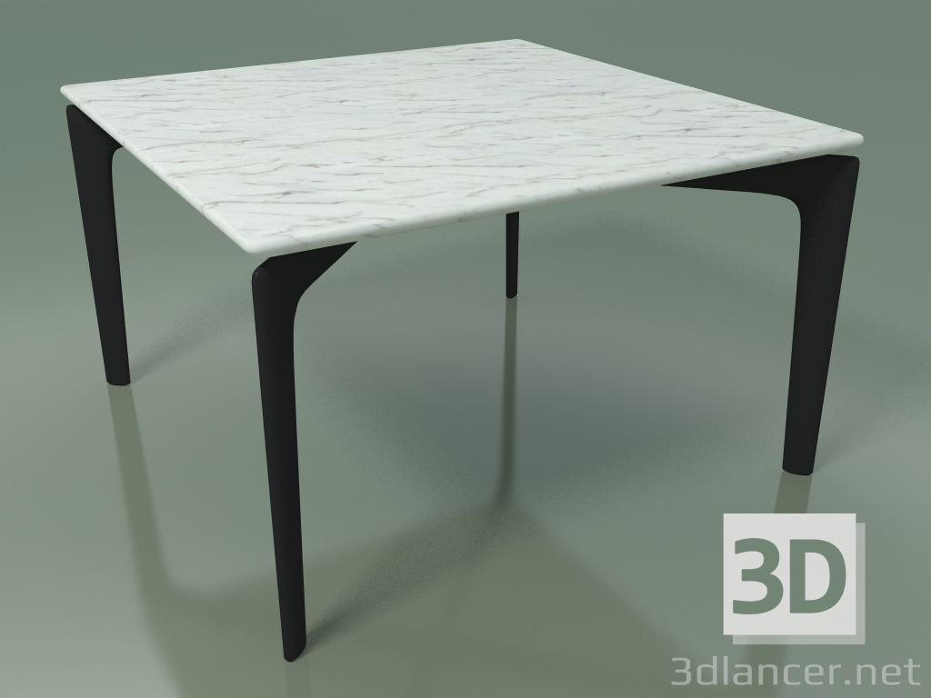 modello 3D Tavolo quadrato 6710 (H 36,5 - 60x60 cm, marmo, V44) - anteprima