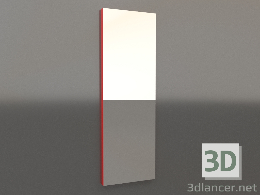 modèle 3D Miroir ZL 11 (500x1500, orange lumineux) - preview
