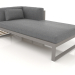 3d model Modular sofa, section 2 right (Quartz gray) - preview