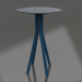 3D modeli Bar masası (Gri mavi) - önizleme