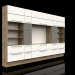 3d модель Книжный шкаф для гостинной – превью