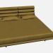 3d модель Двоспальне ліжко палац – превью