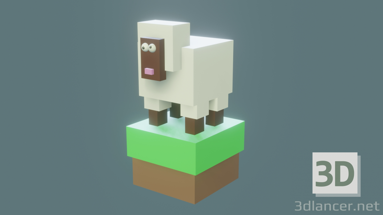 3d model Lamb - preview