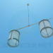 3d model Two ceiling chandelier - preview