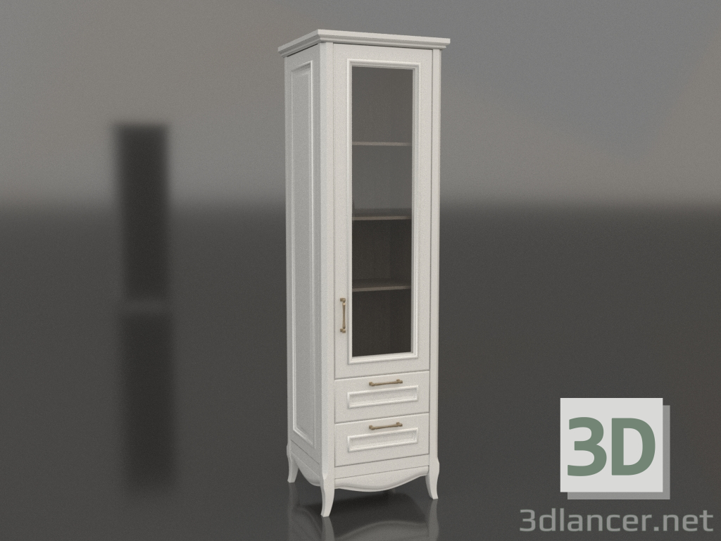 3D modeli Tek kapaklı vitrin dolabı 1 (Estella) - önizleme