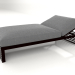 3d модель Кровать для отдыха 100 (Black) – превью