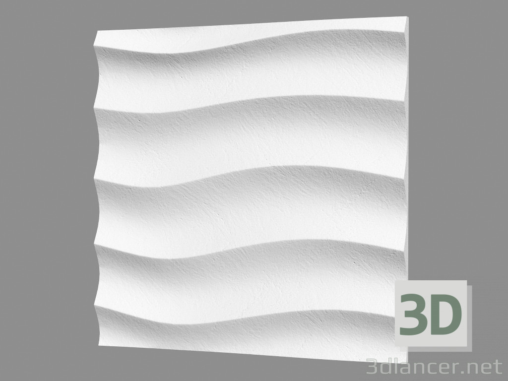modèle 3D Panneau mural de gypse (article 172) - preview