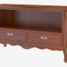 3d model Console with two drawers BN8812 (wood) - preview
