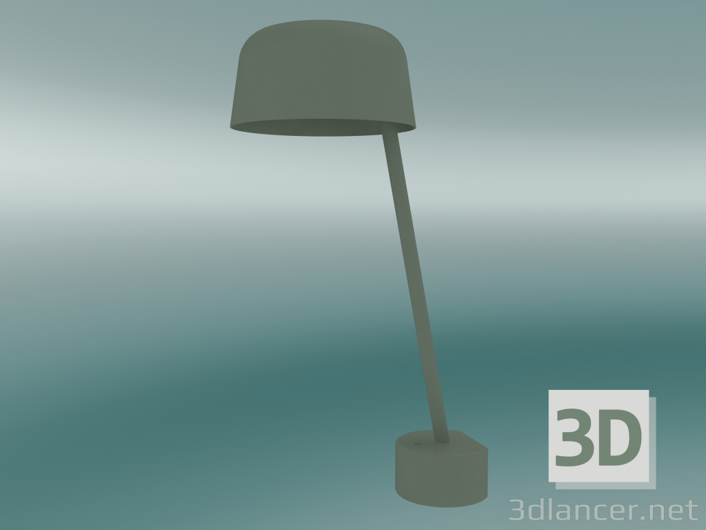 3d model Sconce Lean (Dusty Green) - preview