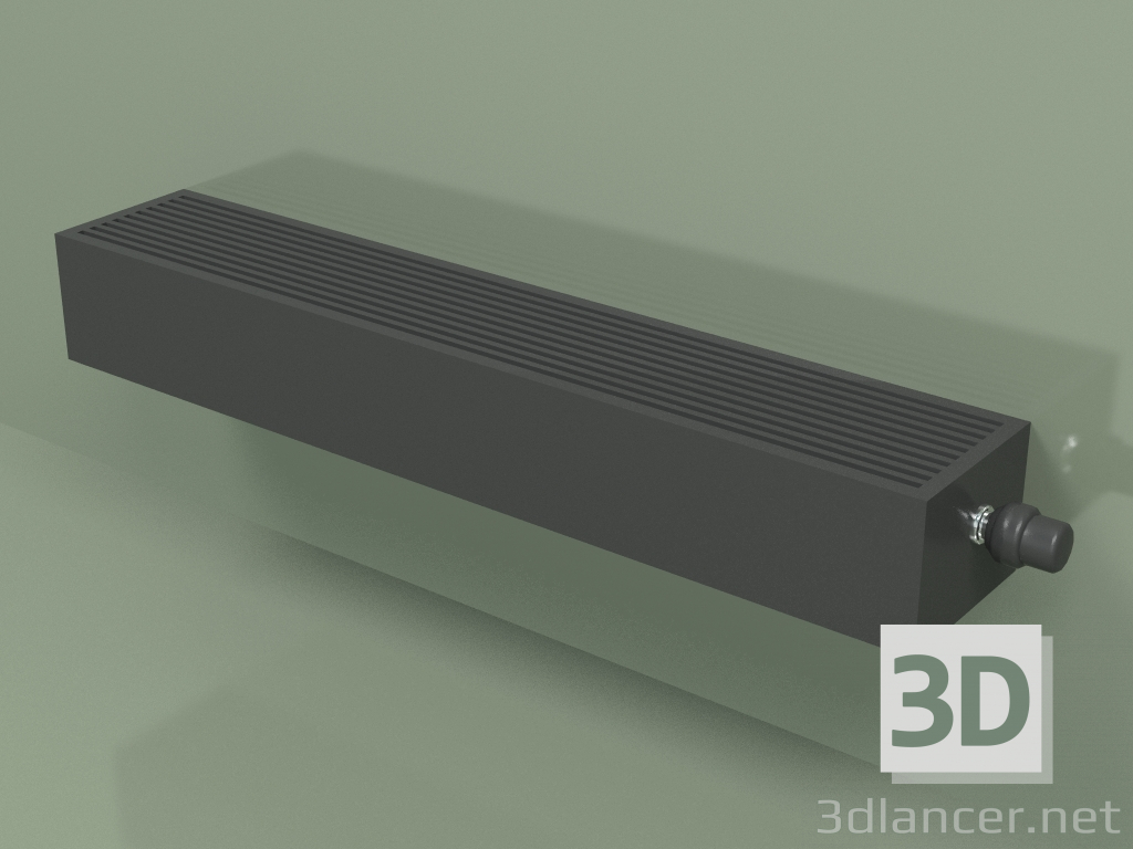 3D modeli Konvektör - Aura Slim Basic (140x1000x180, RAL 9005) - önizleme