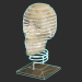 modello 3D di Figurina "Teschio" comprare - rendering