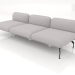 3d model Módulo sofá 3 plazas - vista previa